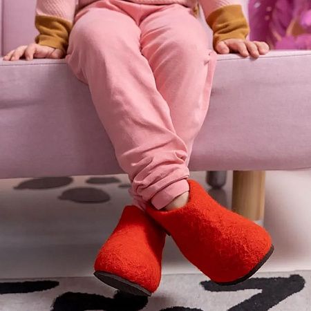 Домашние валенки Wild, красные, размер 36