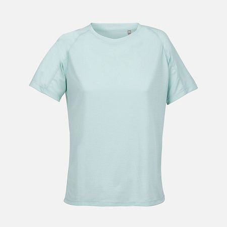 Футболка спортивная женская Vortex Women, зелено-голубая, размер L