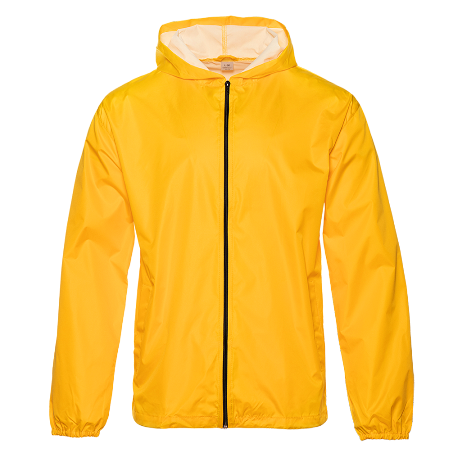Ветровка унисекс STAN дюспо 210T, 85, 59, Жёлтый,  (12/1)  (56/XXXL)
