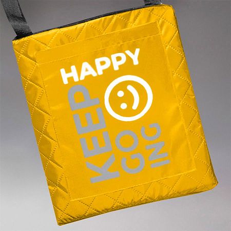 Плед для пикника "Rest"; жёлтый; 115 х 140 см; двухсторонний материал флис 150 гр/м2+оксфорд  210 T