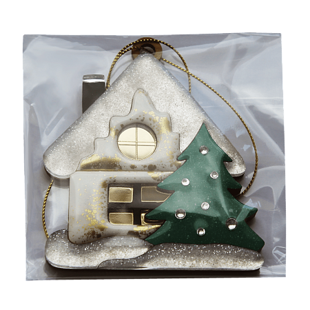 Ёлочная игрушка Домик