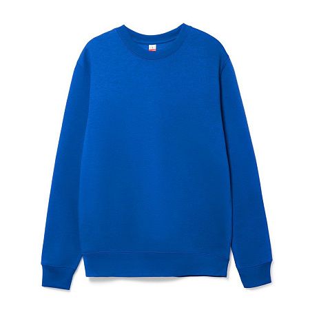 Свитшот унисекс Delta, ярко-синий, размер S