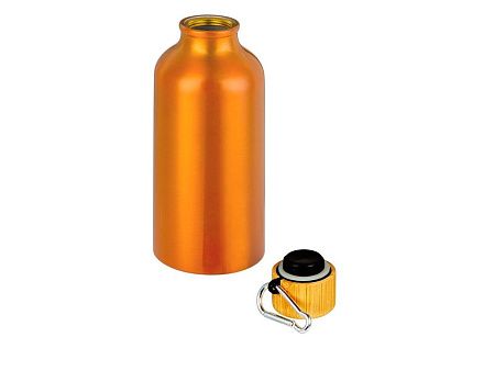 Бутылка «Hip S Bamboo» с карабином, 400 мл