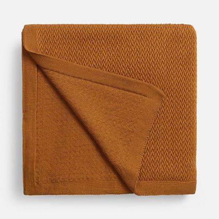 Плед Ornato, оранжевый (светлое золото)