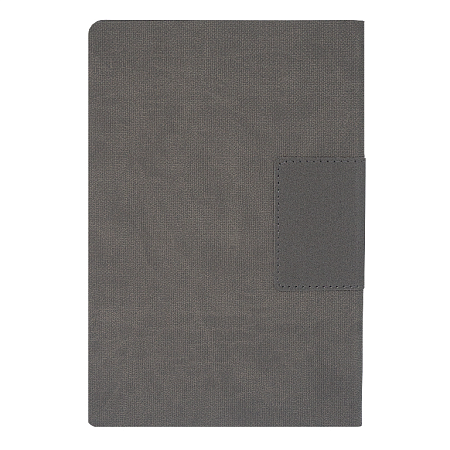 Ежедневник Flexy Stone Ostende А5, серый, недатированный, в гибкой обложке
