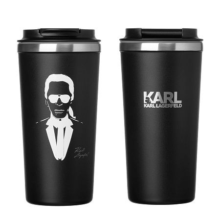 Термокружка вакуумная Palermo, серая, матовая поверхность