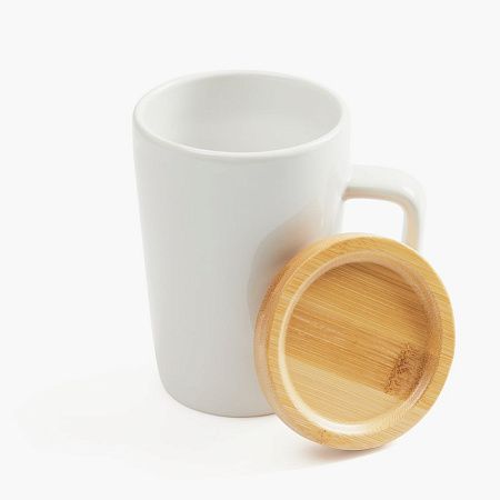 Кружка Vierra с крышкой-костером, белая