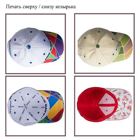 Кепки по индивидуальному дизайну