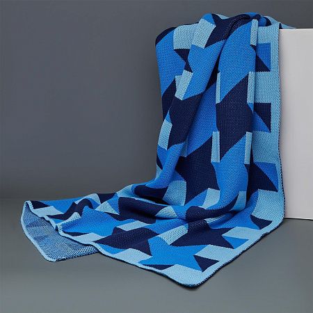 Плед под заказ с индивидуальным принтом. Акрил, Жаккард  3 цвета. Размер 110х190