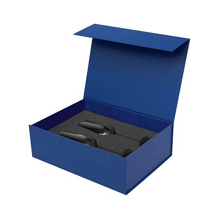 Подарочный набор 2 бокала для шампанского Capri в синей коробке