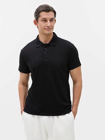 Рубашка поло мужская Prescott Men 170, черная, размер L