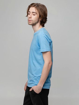 Футболка унисекс T-bolka 140, голубая, размер XL