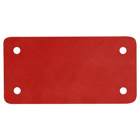 Шеврон 30*60 мм, красный