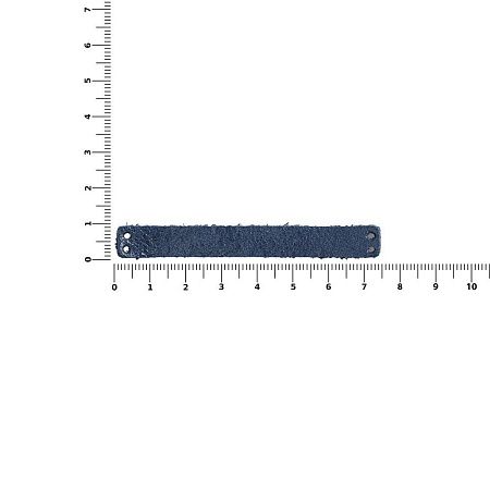 Лейбл кожаный Beta, XS, синий