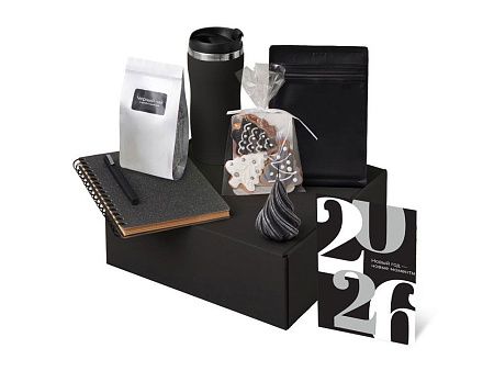 Подарочный набор «Re:Charge» с термокружкой, кофе и блокнотом