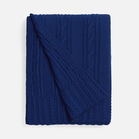 Плед Remitti, темно-синий (кобальт)