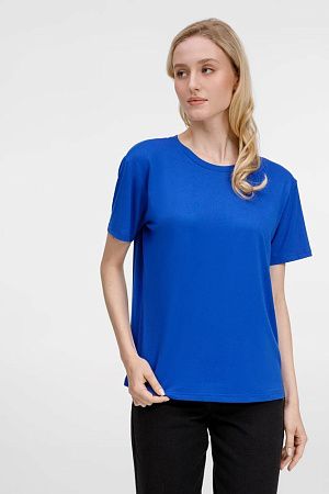 Футболка унисекс Senti, ярко-синяя, размер XL