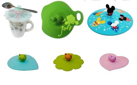 Крышечки силиконовые для кружек, стаканов