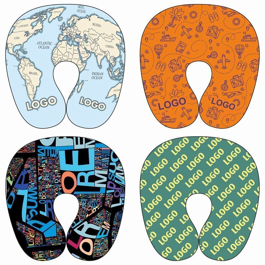 Подушка дорожная Kopf с печатью на заказ