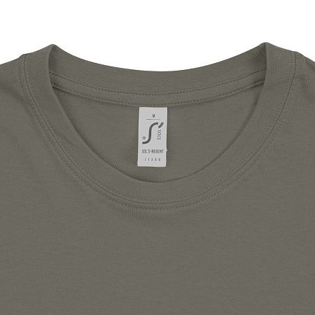 Футболка унисекс Regent 150, серая (стальная), размер M