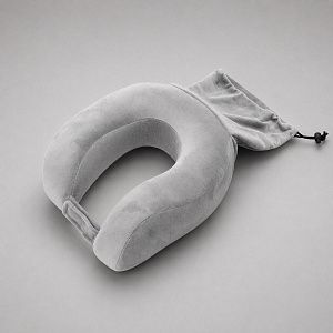 Подушка с эффектом памяти и вшитым чехлом «Stash & Snooze»