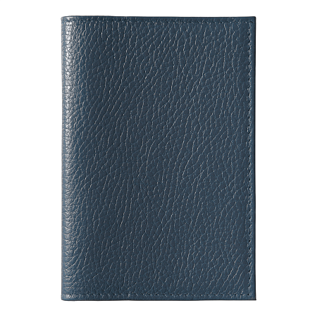Обложка для автодокументов Leather Sky Flotter из натуральной кожи, темно-синяя