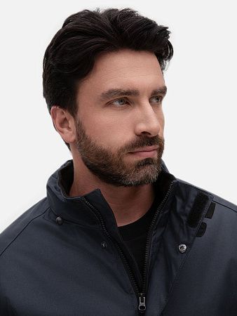 Куртка на стеганой подкладке Robyn, темно-синяя, размер 4XL