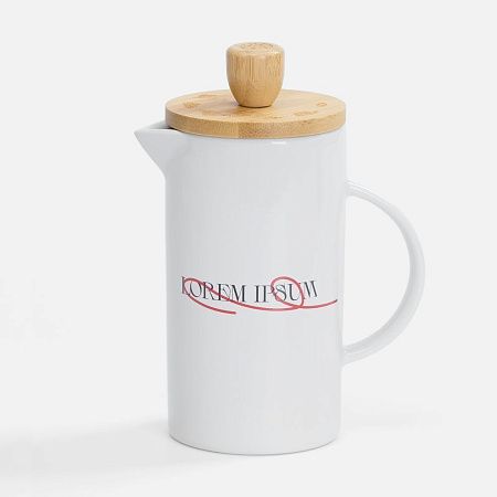 Френч-пресс Ceramero, белый