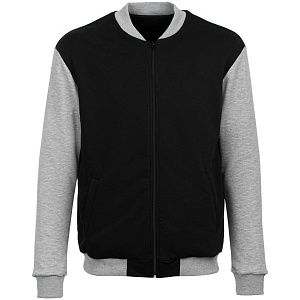 Бомбер College, черный, размер XS