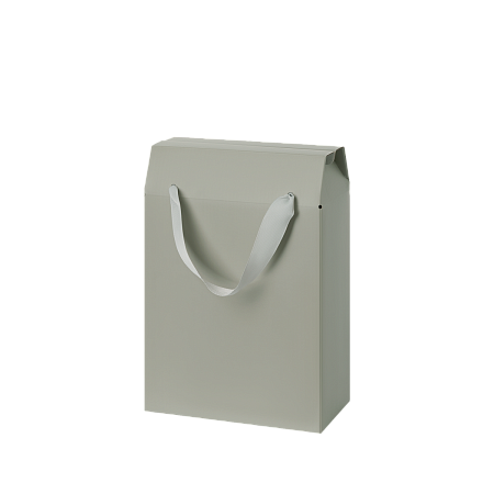 Подарочная коробка-пакет универсальная малая, серая