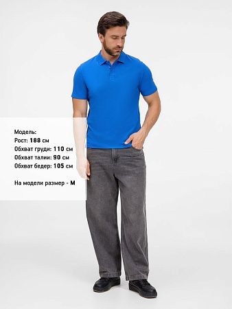 Рубашка поло унисекс Tervise, ярко-синяя (royal), размер M