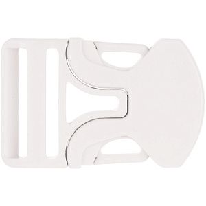 Застежка-пряжка односторонняя Triden, белый