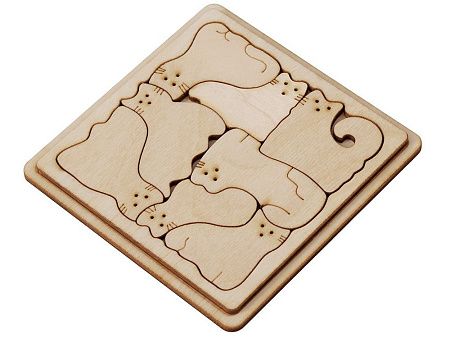 Деревянная головоломка «Catgram»