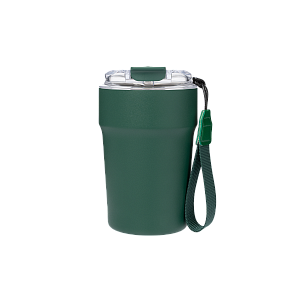 Термокружка вакуумная Монако (Monaco), темно-зеленая