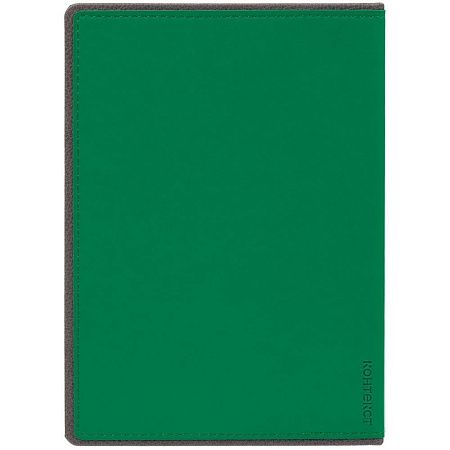 Ежедневник Frame, недатированный, зеленый с серым