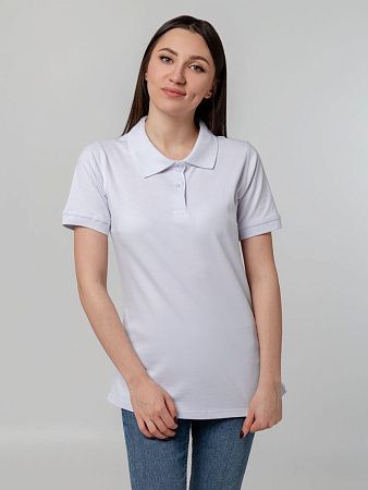 Рубашка поло женская Virma Stretch Lady, белая, размер XXL