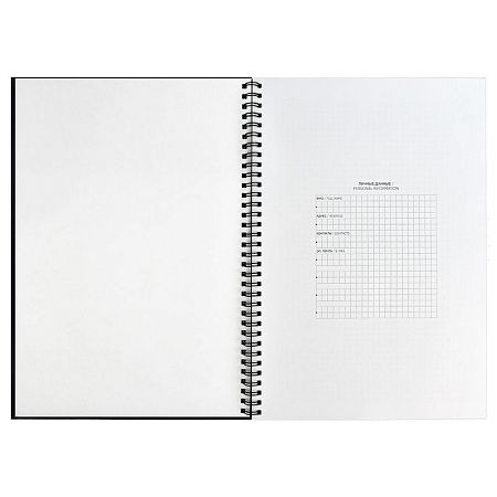 Ежедневник Notera Maxi, недатированный, черный