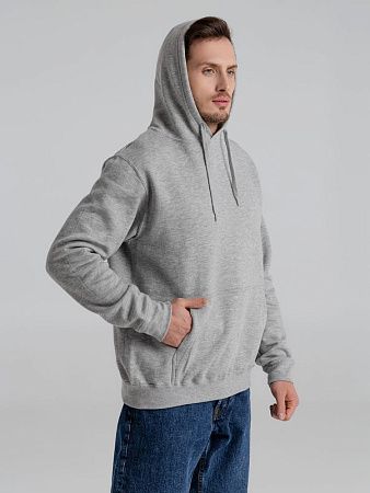 Толстовка с капюшоном Slam 320, серый меланж, размер M