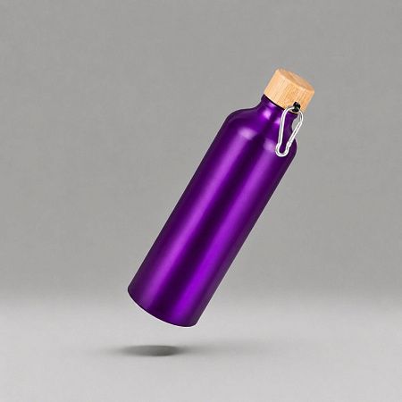 Бутылка «Hip M Bamboo» с карабином, 770 мл