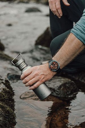 Ультралегкая бутылка для воды Nordic Drift Trail из титана, 600 мл