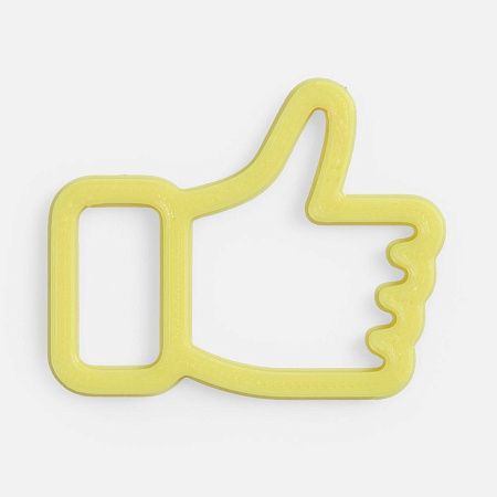 Подвеска Contour, 3D-печать на заказ, лайк