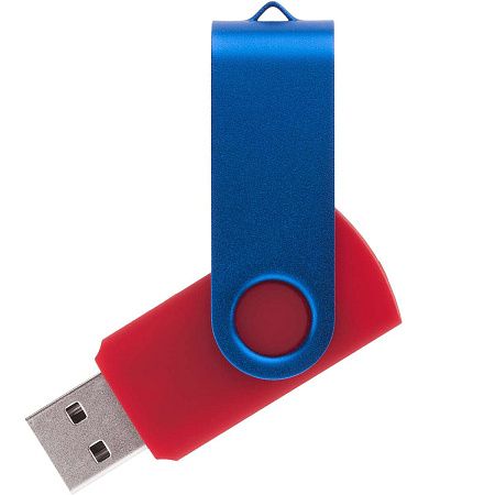 Флешка TWIST COLOR MIX Красная с синим 4016.03.01.16ГБ3.0