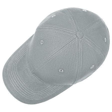 Кепка 6-панельная Greenwich 350, c серым сендвичем, серая