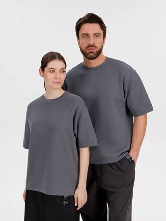 Джемпер с коротким рукавом Siluetti Volumica, серый, размер XS/S