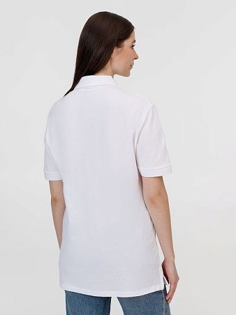 Рубашка поло унисекс Pacific, белая, размер 4XL