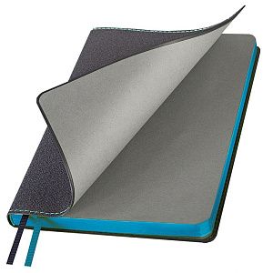 Ежедневник Flexy Freedom Ostende А5, синий/голубой, недатированный, в гибкой обложке