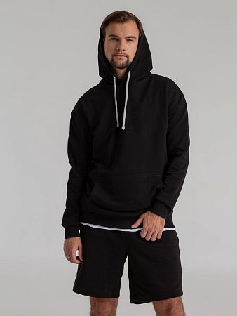 Толстовка с капюшоном Unit Kirenga, черная, размер S