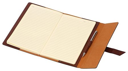 Бизнес-блокнот А5 с клапаном «Fabrizio»