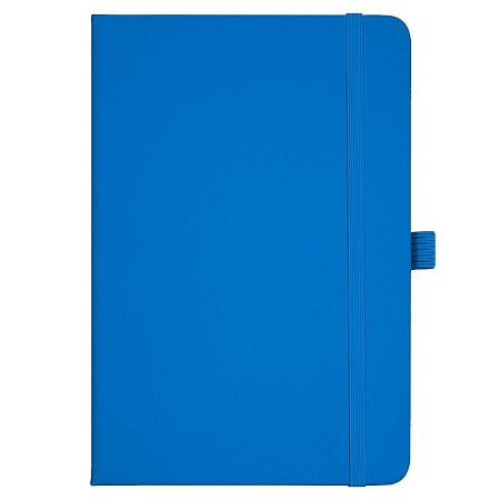 Блокнот Forest  Alfa Polo Soft А5, недатированный, в твердой обложке,  с резинкой и петлей для ручки, синий