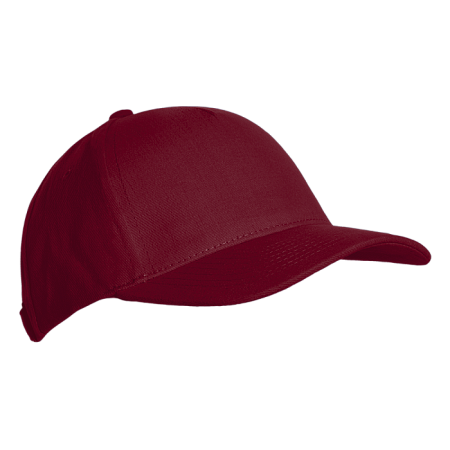 Бейсболка STAN 5 клиньев хлопок 280, 03, Бордовый,  (66)  (56-58)